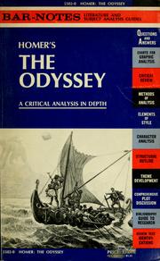 Cover of: Homer's Odyssey