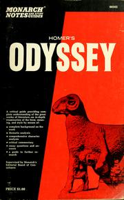 Cover of: Homer's Odyssey by David Sider