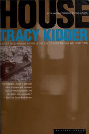 Cover of: House by Tracy Kidder