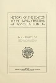 Cover of: History of the Boston Young Men's Christian Association by L. L. Doggett