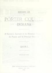 Cover of: History of Porter County, Indiana by 