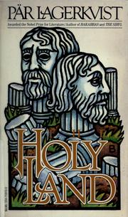 Cover of: The Holy Land by Pär Lagerkvist