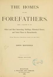 Cover of: The homes of our forefathers. by Edwin Whitefield