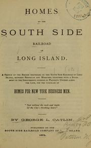 Cover of: Homes on the South Side railroad of Long Island.
