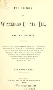 Cover of: The History of Winnebago County, Ill. by 