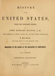 Cover of: History of the United States, from the earliest period.