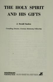 Cover of: The Holy Spirit of promise by J. Oswald Sanders