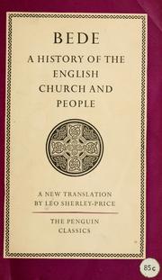 Cover of: A history of the English church and people