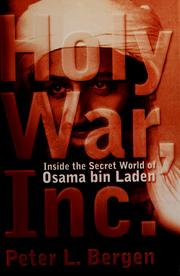 Cover of: Holy war, Inc: inside the secret world of Osama bin Laden