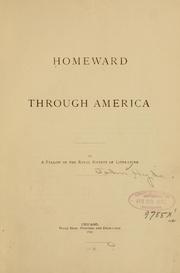 Cover of: Homeward through America.