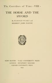 Cover of: The horse and the sword