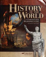 Cover of: The history of the world in Christian perspective by Jerry H. Combee