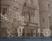 Cover of: House of brothers: history and remembrances of 32 Hereford St
