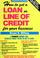 Cover of: How to get a loan or line of credit for your business