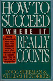 Cover of: How to succeed where it really counts