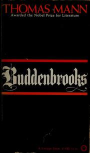 Cover of: Buddenbrooks. by Thomas Mann