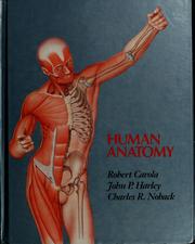 Cover of: Human anatomy by Robert Carola