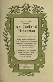 Cover of: An Iceland fisherman. by Pierre Loti