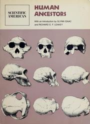 Cover of: Human ancestors by [compiled by and] with an introd. by Glynn Isaac, Richard E. F. Leakey.