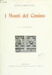 Cover of: Monti del Cimino.