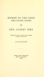 Cover of: Hymns to the gods, and other poems