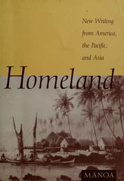 Cover of: Homeland: New Writing from America, the Pacific, and Asia