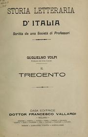 Cover of: Il trecento