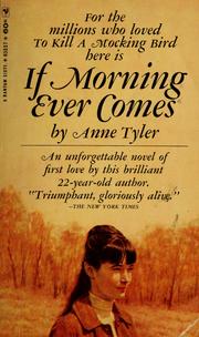 Cover of: If morning ever comes.