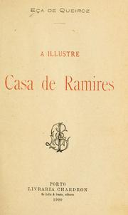Cover of: A Illustre Casa de Ramires by Eça de Queiroz