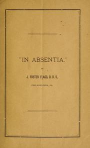 Cover of: "In absentia"