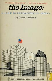 Cover of: The image by Daniel J. Boorstin