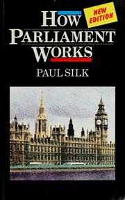 Cover of: How Parliament works