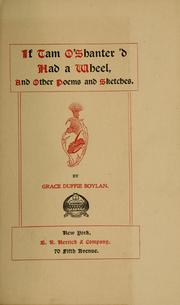 Cover of If Tam O'Shanter'd had a wheel