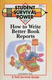 Cover of: How to write better book reports