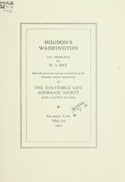 Cover of: Houdon's Washington: an address.