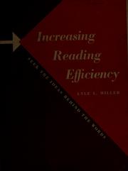 Cover of: Increasing reading efficiency