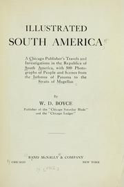 Cover of: Illustrated South America by William Dickson Boyce