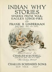 Cover of: Indian why stories by Linderman, Frank Bird