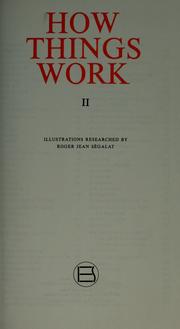 Cover of: How Things Work by Roger Jean Ségalat
