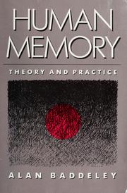 Cover of: Human memory by Alan D. Baddeley