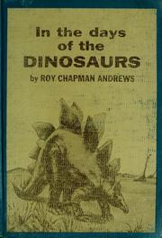 Cover of: In the days of the dinosaurs
