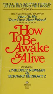 Cover of: How to be awake and alive