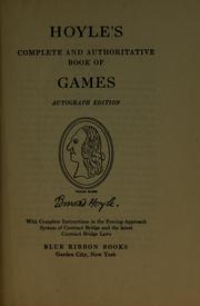Cover of: Hoyle's games by Edmond Hoyle