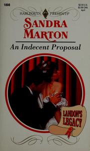 Cover of: An indecent proposal