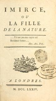 Cover of: Imirce: ou, La fille de la nature.