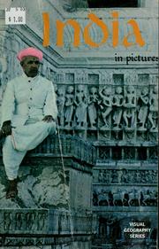Cover of: India in pictures by Elizabeth Katz