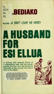 Cover of: A husband for Esi Ellua by Bediako Asare