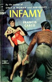 Cover of: Infamy by Francis Carco