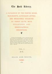 Cover of: The Huth library. by Henry Huth