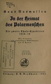 Cover of: In der heimat des polarmenschen by Knud Rasmussen